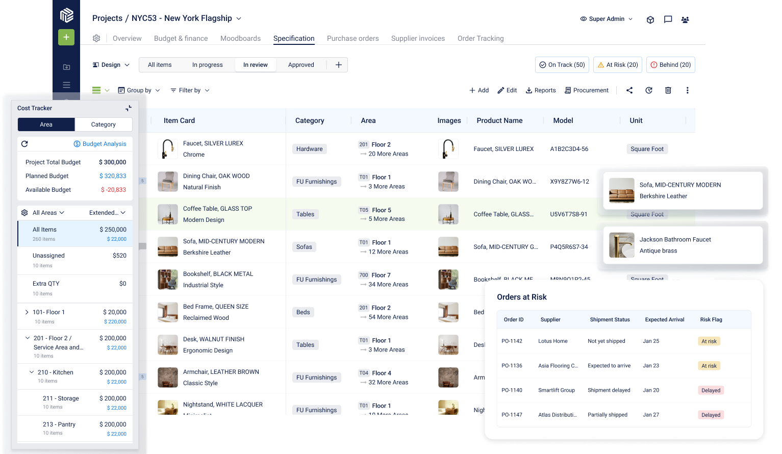 spec and procurement